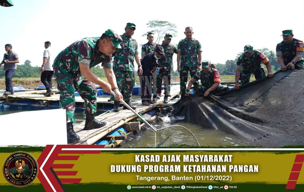 Kasad Ajak Masyarakat Dukung Program Ketahanan Pangan