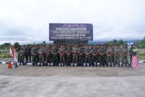 Penutupan Patroli Koordinasi Satgas Yonarmed 19/105 Trk dan Yon 13 RAMD TDM Seri 2/2022.