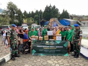 Puspomad Peduli, Serahkan Bantuan Untuk Korban Gempa Cianjur