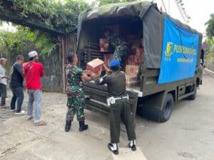 Puspomad Peduli, Serahkan Bantuan Untuk Korban Gempa Cianjur