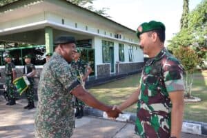 Pangdam XII/Tpr Terima Kunjungan Kehormatan Panglima Divisyen 1 Infantri Malaysia