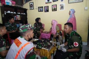 Kodam XIV/Hasanuddin Door To Door-kan Nakes Pantau Kesehatan Veteran dan Tundayatu