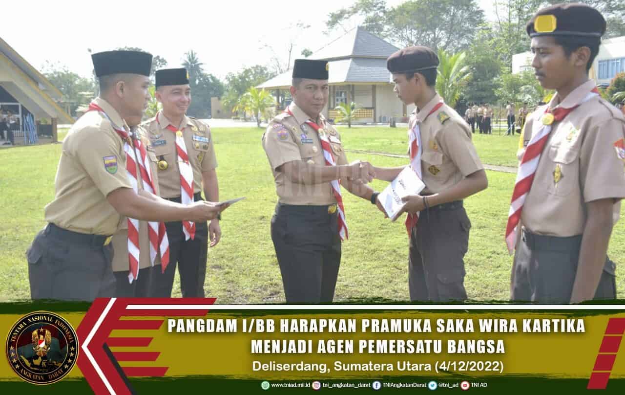 Pangdam I/BB Harapkan Pramuka Saka Wira Kartika Menjadi Agen Pemersatu Bangsa