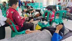 Satgas Yonarmed 19/105 Trk Bogani Gelar Donor Darah Peringati HUT ke 77 Korps Armed