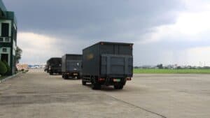 Konvoi Truk Puspenerbad Bawa Bantuan Untuk Korban Gempa Cianjur