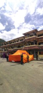 Yonif Raider 300/Bjw Bantu BNPB Dirikan Tenda di Puluhan Sekolah Pasca Gempa Cianjur