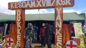 Hari Kedua Papua Barat Berkarya, Kodam XVIII/Kasuari Ramai Dikunjungi Masyarakat