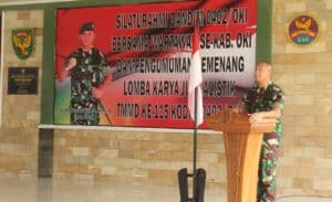 Kodim 0402/OKI Gelar Silaturahmi Dengan Wartawan Se-Kabupaten OKI