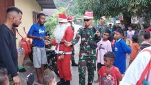 Penuh Kasih, Pasukan Ajusta Hangatkan Suasana ‘Camp Pengungsian’