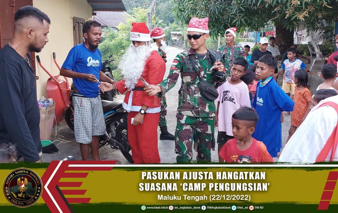 Penuh Kasih, Pasukan Ajusta Hangatkan Suasana ‘Camp Pengungsian’