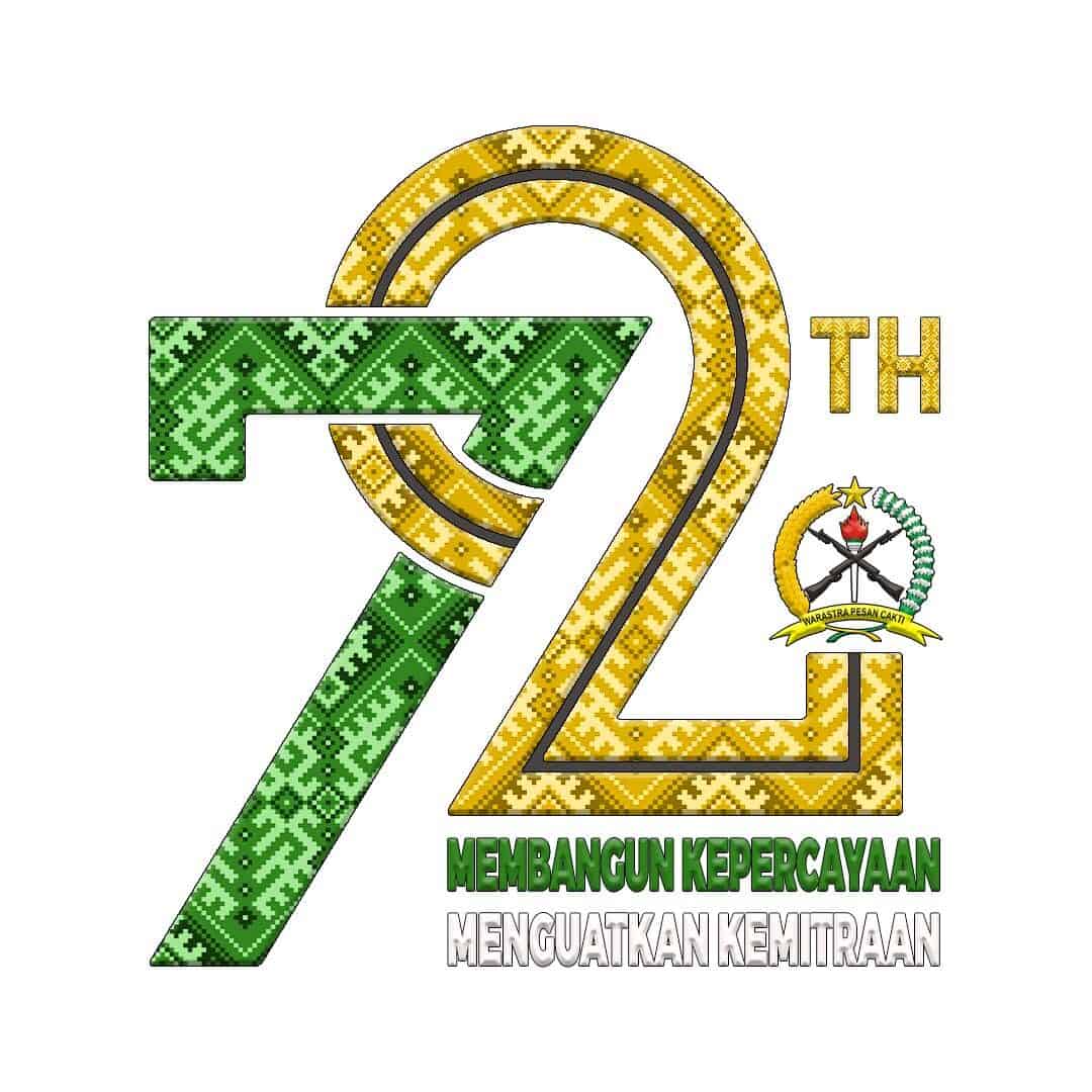 Logo HUT Penerangan TNI Angkatan Darat