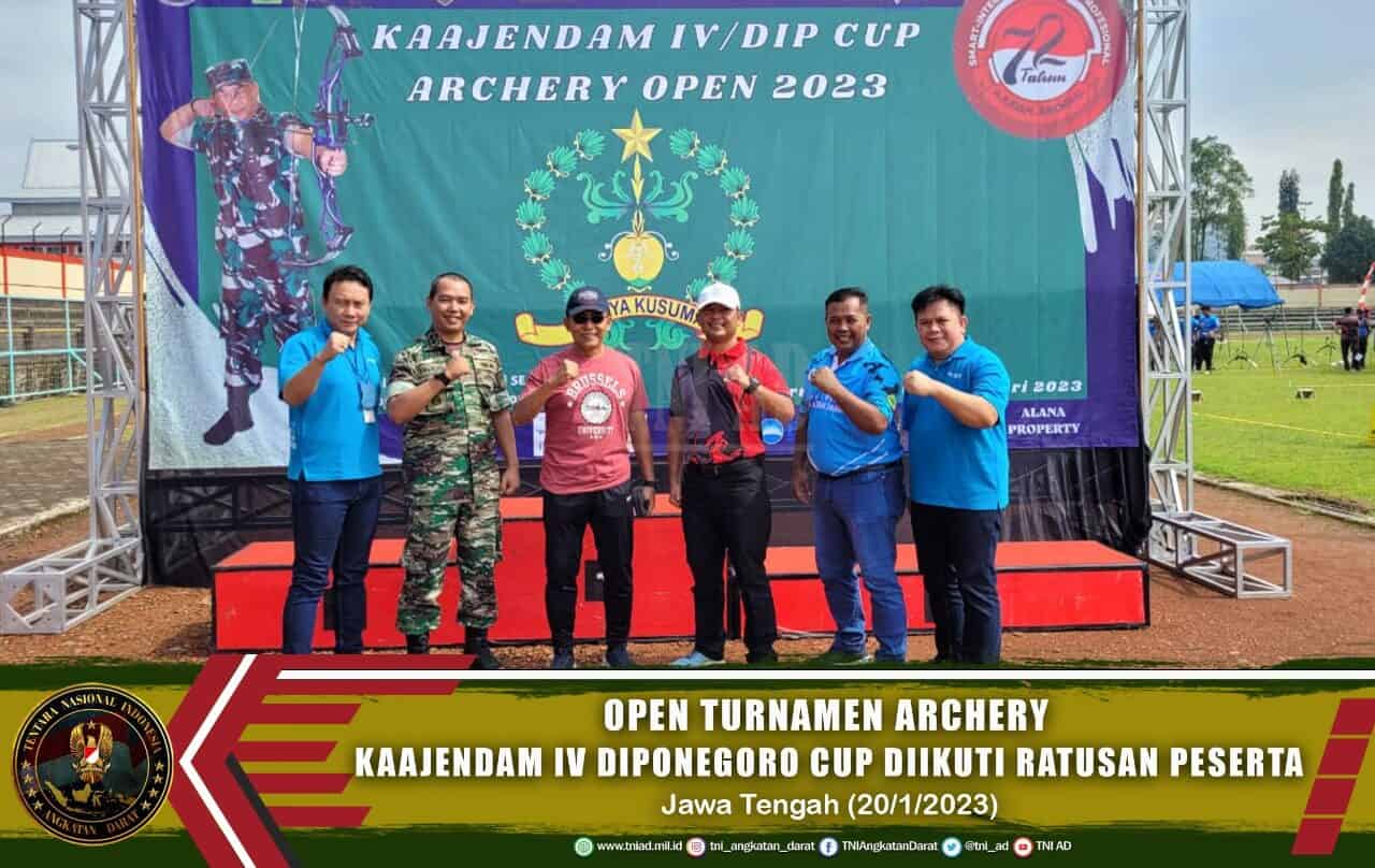 Open Turnamen Archery Kaajendam IV Diponegoro Cup Diikuti Ratusan Peserta