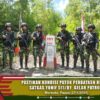 Pastikan Kondisi Patok Perbatasn RI-PNG, Satgas Yonif 511/DY Gelar Patroli