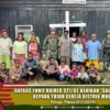 Satgas Yonif Raider 321/GT Berikan “Salib Kasih” Kepada Tujuh Gereja Distrik Mbua Papua Pegunungan