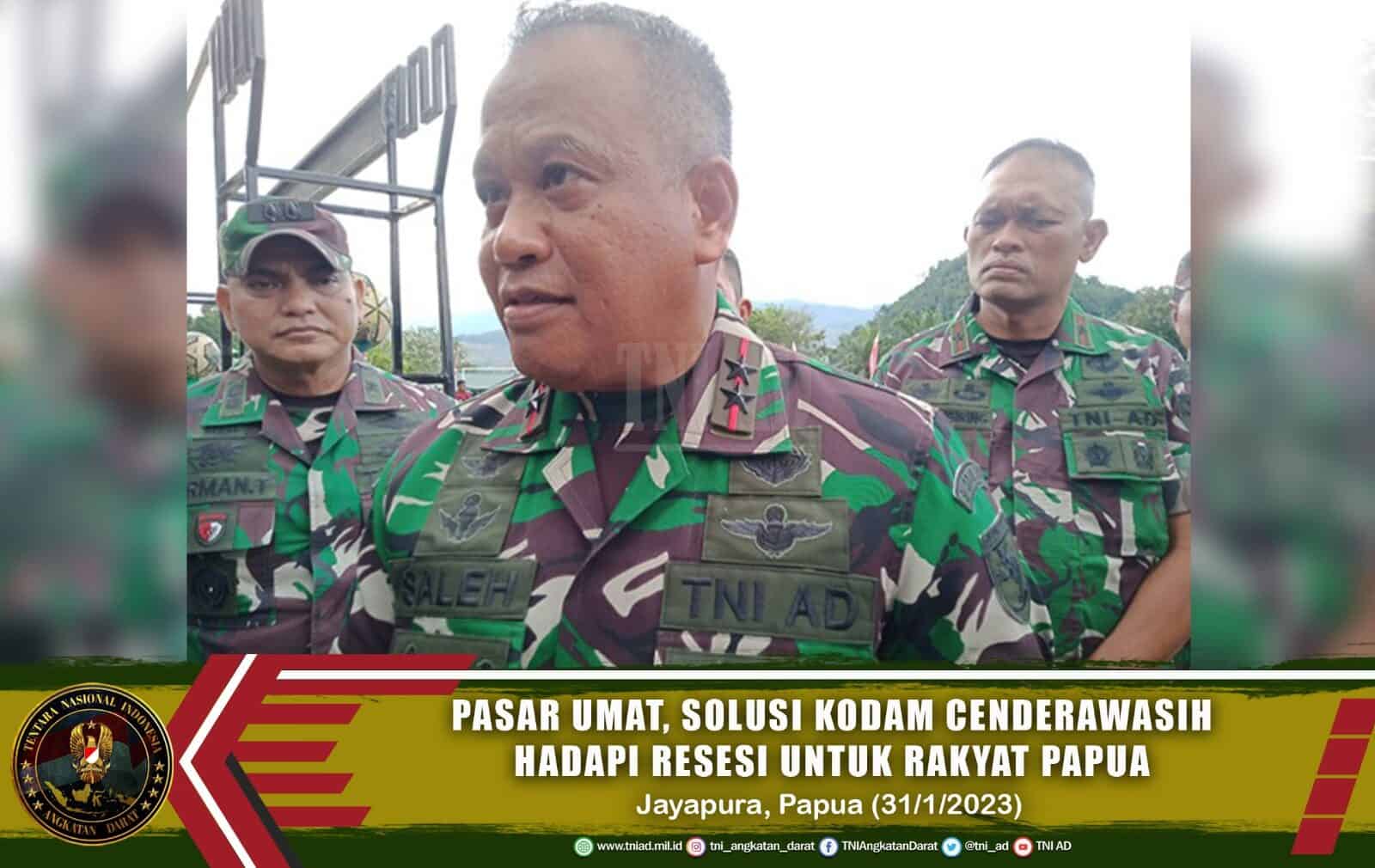 Pasar Umat, Solusi Kodam Cenderawasih Hadapi Resesi Untuk Rakyat Papua