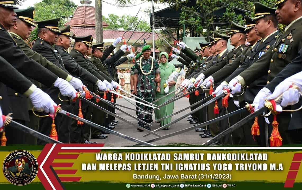 Warga Kodiklatad Sambut Dankodiklatad Dan Melepas Letjen TNI Ignatius Yogo Triyono M.A