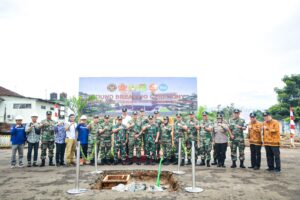 Danrem 061/Sk Pimpin Peletakan Batu Pertama Pembangunan RS TK lll Salak Denkesyah Bogor