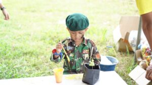 Army Kids Zone Wadah Edukasi Anak di Yonarhanud 12/SBP