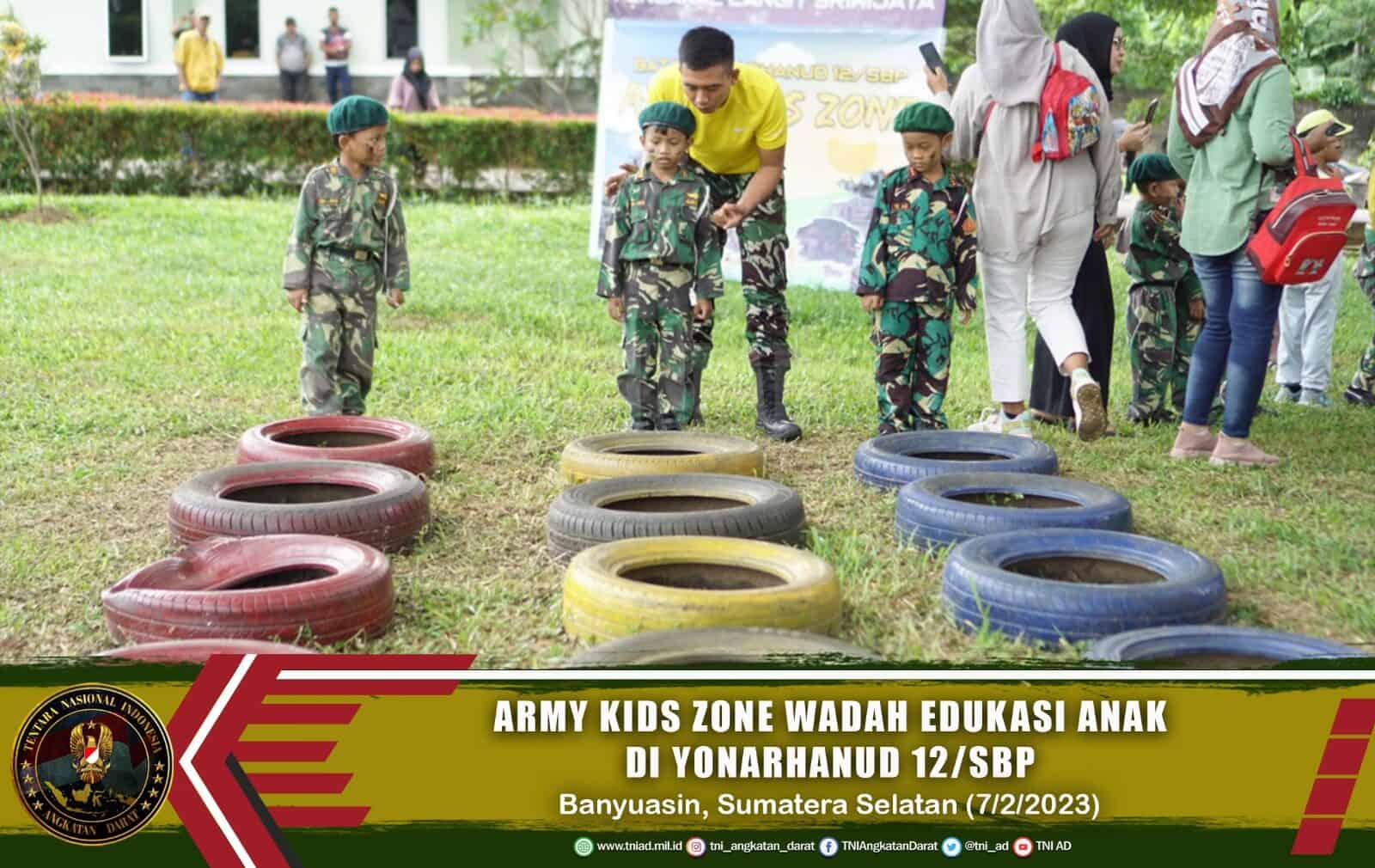 Army Kids Zone Wadah Edukasi Anak di Yonarhanud 12/SBP