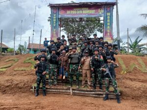 Kunjungan Kerja Dansatgas Yonif 725/Woroagi Disambut Hangat Tokoh Masyarakat Kombut Papua