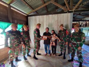 Satgas Yonarmed 5/105 PG Berikan Psikoterapi Anak Penderita Epilepsi