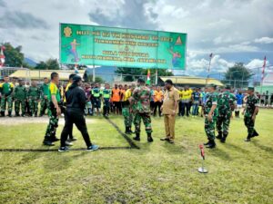 Satgas Yonif R 321/GT Gelar Turnamen Sepak Bola Mini di Kabupaten Jayawijaya Papua, Hadiah Puluhan Juta Rupiah