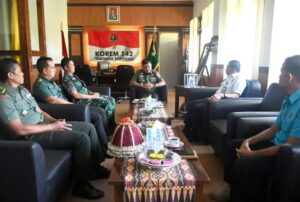 Danrem 142/Tatag Terima Kunjungan Kepala Badan Narkotika Nasional (BNN) Provinsi Sulawesi Barat