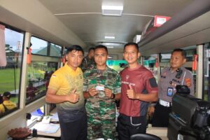 Sinergitas TNI-Polri di Jembrana, Laksanakan Senam SKJ 88 Bersama.