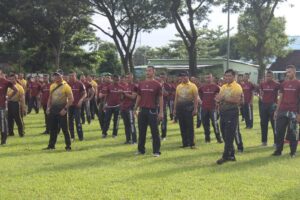 Sinergitas TNI-Polri di Jembrana, Laksanakan Senam SKJ 88 Bersama.