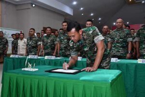 Korem 143/HO Laksanakan Pencanangan Wilayah Tertib Reformasi Birokrasi (WTRB)