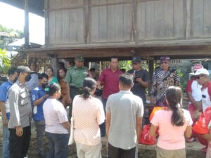Pasca Banjir Bandang, Kodim 1609/Buleleng Salurkan Bantuan Sembako