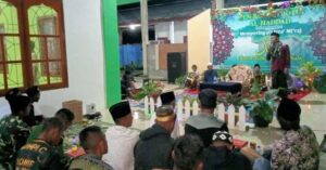 Satgas Yonif 143/TWEJ Peringati Isra’ Mi’raj Bersama Warga Di Perbatasan RI PNG