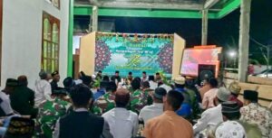 Satgas Yonif 143/TWEJ Peringati Isra’ Mi’raj Bersama Warga Di Perbatasan RI PNG
