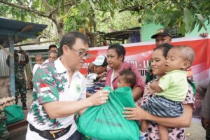 Kodam Kasuari Gandeng Lion Club Dalam Bakti Sosial Cegah Stunting