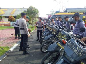 Komandan Kodim 1208/Sambas Hadiri Apel Antisipasi Karhutla di Wilayah Hukum Polres Sambas