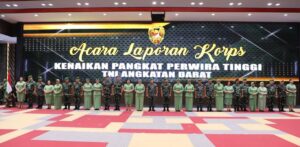 Hari Ini, 55 Pati TNI AD Naik Pangkat