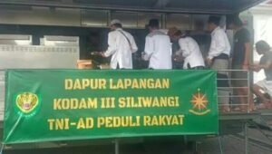 Dapur Lapangan Kodam III/Siliwangi, TNI AD Peduli Rakyat