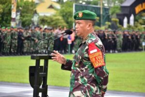 Danrem 091/ASN : TNI-Polri Siap Amankan Kedatangan RI 1 di IKN