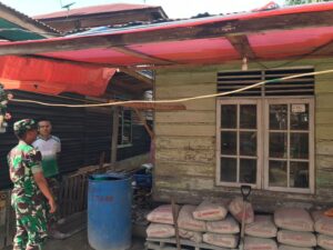 Dandim 0117/Aceh Tamiang Tinjau Progres Pembangunan Rumah Tidak Layak Huni