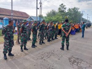 Peringati Hari Peduli Sampah Nasional, Kodim 1412/Kolaka, Melaksanakan Gotong Royong Pembersihan di Pesisir Pantai