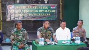 Cegah Stunting, Dandim 0510/Tigaraksa dan Jajaran Serbuan Stunting