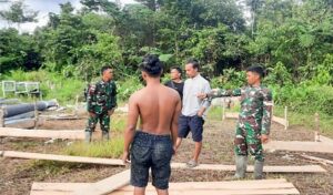 Pemkab Pegubin Dan TNI Bersinergi Mewujudkan Kehadiran Negara Di Daerah Terpencil Dan Terisolir