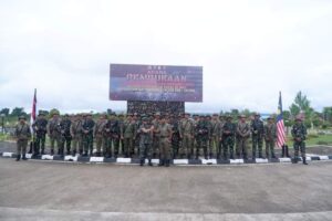 Wadan Kolakops Rem 121/ABW Pimpin Upacara Pembukaan Patroli Terkoordinasi TNI – TDM Seri 1 Tahun 2023