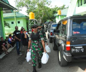 Praja Raksaka Offroad, Korem 161/WS Gelar Bakti Sosial Peduli Stunting