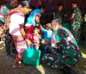 Praja Raksaka Offroad, Korem 161/WS Gelar Bakti Sosial Peduli Stunting