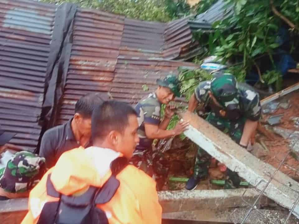 Kodam I/BB Kerahkan PRCPB Menuju Lokasi Bencana Longsor di Pulau Serasan Natuna