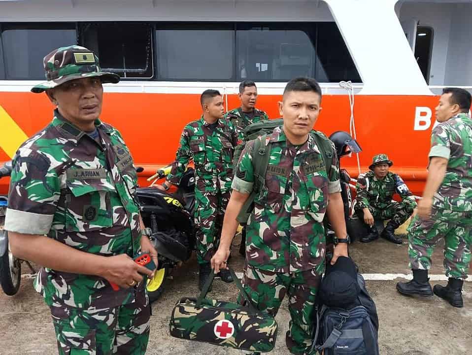 Kodam I/BB Kerahkan PRCPB Menuju Lokasi Bencana Longsor di Pulau Serasan Natuna