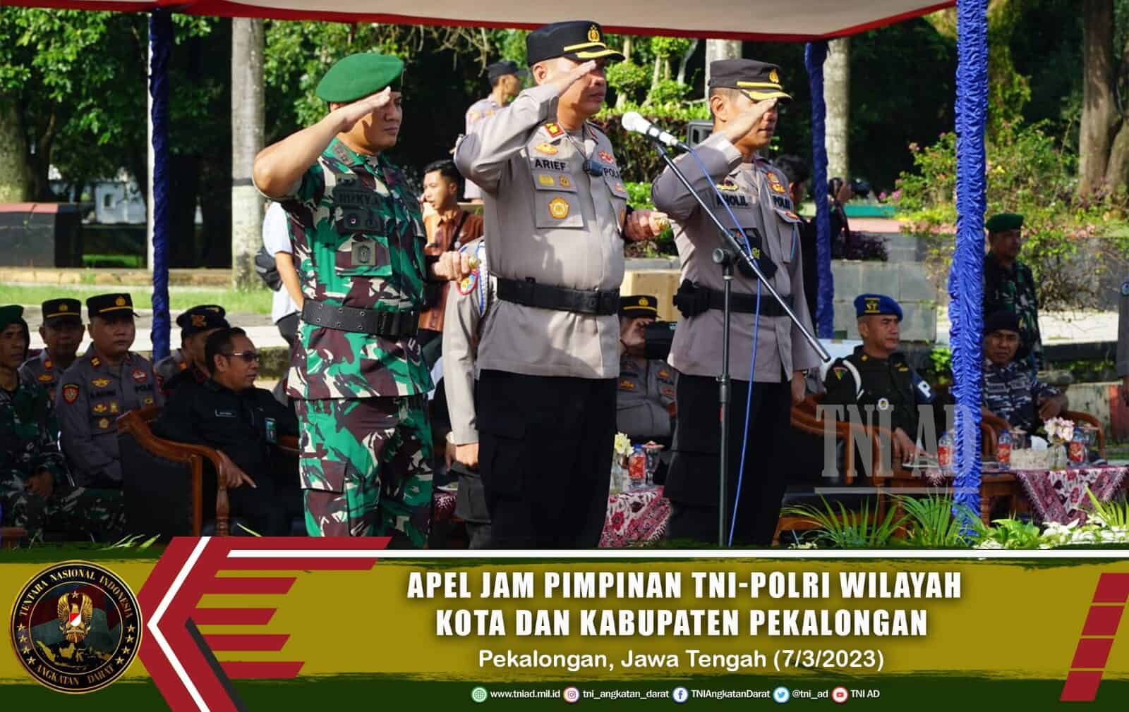 Apel Jam Pimpinan TNI- Polri Jawa Tengah Wilayah Kota dan Kabupaten Pekalongan