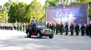 Tingkatkan Disiplin Prajurit, Kasdam XII/Tpr Buka Operasi Gaktib dan Yustisi POM TNI TA 2023