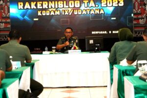 Dipimpin Aslog Kasdam, Kodam IX/Udayana Gelar Rakornis Bidang Logistik TA. 2023